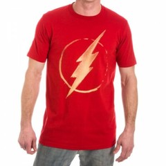DC Comics The Flash Symbol Lightning Bolt Red T-Shirt Official Licensed Bioworld