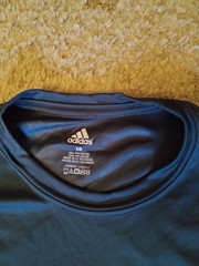 Adidas T-Shirt Men’s Large Gray Trefoil Classic Logo Short Sleeve