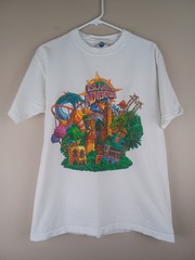 Vintage Y2K Universal Studios Islands Of Adventure Rides Shirt Adult Medium Rare