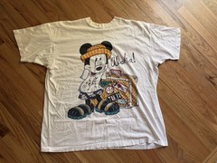 Vintage Disney Mickey Mouse Aloha Tee Shirt