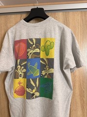1996 Warner Bros Wile E. Coyote Road Runner Cartoon Shirt Size 2XL Looney Tunes