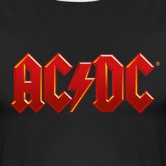 AC/DC Classic Logo With Lightning Bolt Unisex Baseball T-Shirt