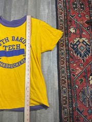 VTG Champion 70s 80s South Dakota Tech Hard Rockers Reversible T Shirt Athletics