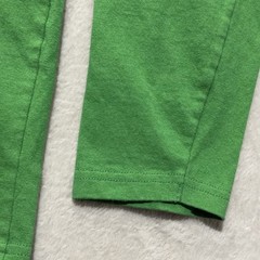 Apple Employee Long Sleeve T-Shirt Men L Green 100% Recycled Cotton Apple Logo