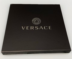 Versace Informal Shirt Twill Poly Baroque Black And Gold 50IT(US L)$1750 Retail