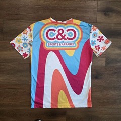 Flower Power Retro Style Groovin with the Bobcats Shirts M Adult Colorful USA