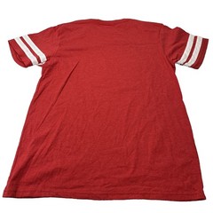 LAT Apparel Garkansas Graphic T-Shirt Mens Medium Red Excellent Fishing Arkansas