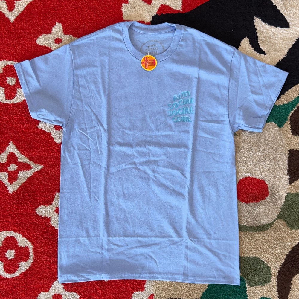 Size M – Anti Social Social Club Deeper Than Usual Tee Aquatic Blue