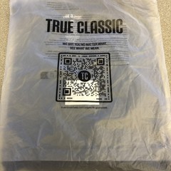 True Classic Men’s Short Sleeve Tee. Navy. NIB. TCT4000. 2XL.