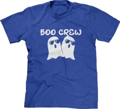 Boo Crew Halloween Trick Or Treat Costume Party Fall Fan Season Ghosts Mens Tee