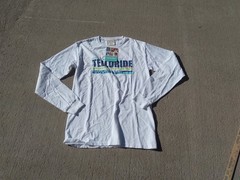 Comfort Wash Telluride Long Sleeve T Shirt Small NEW White