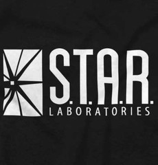 Comic Book Superhero Scientist Laboratory Womens or Mens Crewneck T Shirt Tee