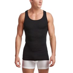NEW 5-Pack Black White Stanfield’s Men’s Ribbed Tank S-XXL 100% Cotton FREE SHIP