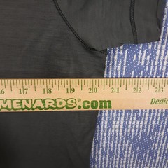 Proof T-Shirt Mens Large Gray Merino Wool Nylon Blend Snap