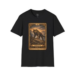 Tarot Strength Card Wampus Cat Cryptid T-Shirt