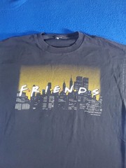Vintage FRIENDS 1990s NBC TV Show Graphic T-Shirt Black Men’s XL