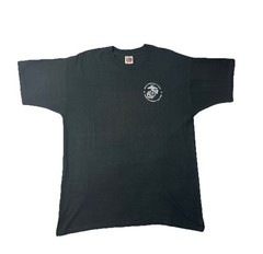 VTG 90s Lima Peru Marines T Shirt SZ XL Grunge Single Stitch Black