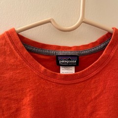 Patagonia Bright Orange 100% Organic Cotton Short Sleeve Tee