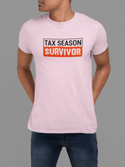 100% cotton Tax Season Survivor T-shirt, choose your color and size FC030