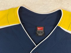Vintage 2000s Nike University Michigan Ann Arbor Baseball Team Jersey, L XL NEW