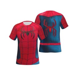 Spiderman Cosplay Costume Spider Morales Superhero Fan Gift Tshirt 3D Printed