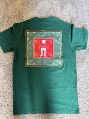 Death Row Records Green Logo Graphic Print Crew Neck Short Sleeve T-Shirt S
