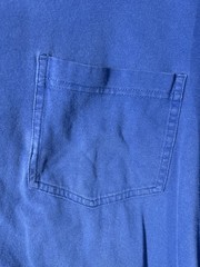 Duluth Trading Co. Pocket Longtail T-Shirt Blue in Color Size 2XL