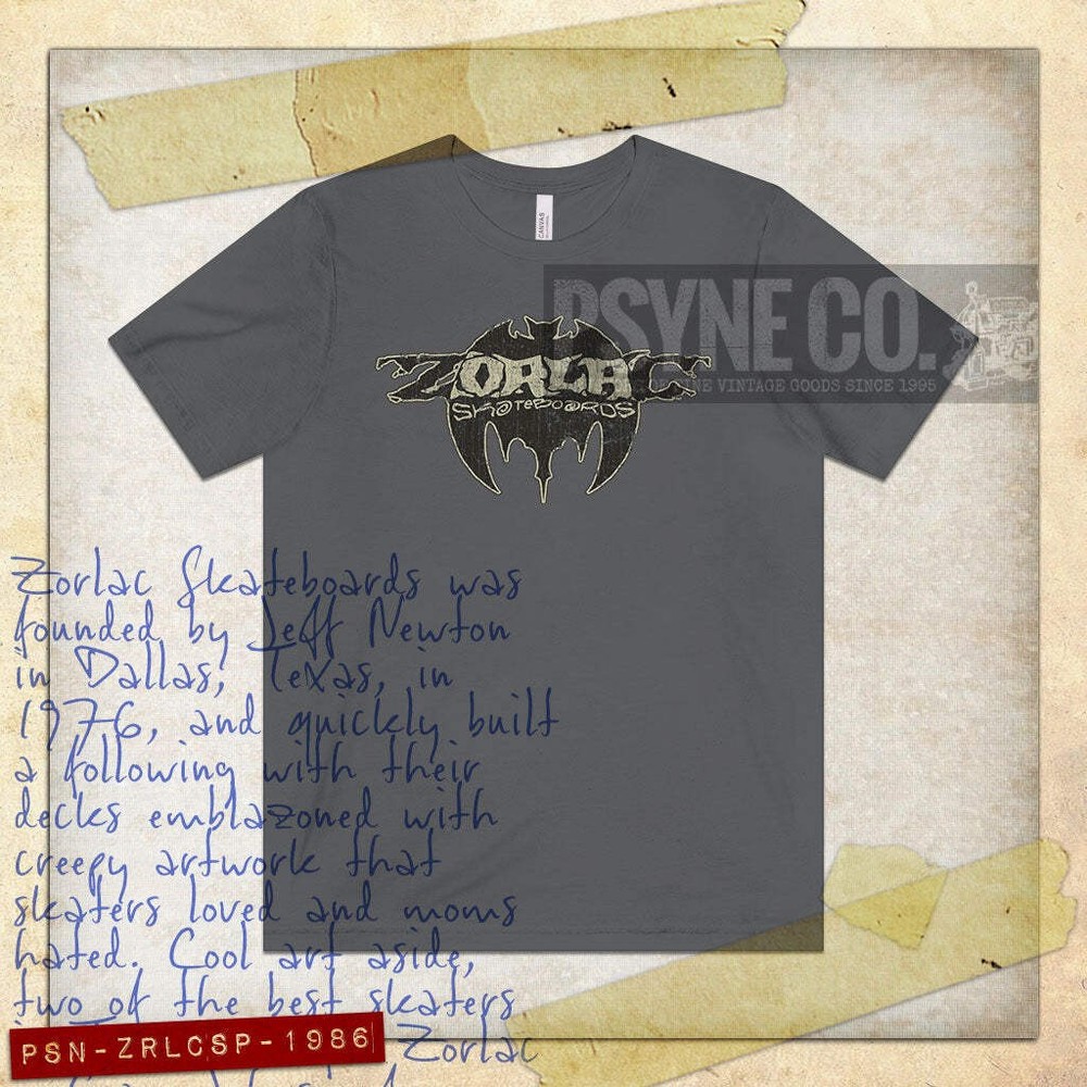 Zorlac Street Pirate 1986 F/B Vintage Men’s T-Shirt