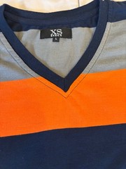 MIX 3 PACK~2Large-V and Henley / 1 XL Crew neck T-shirt by XS BASICS-
