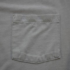 LEE Jeans T-shirt XL Heather Grey Pocket Pullover Short Sleeve Crew Neck