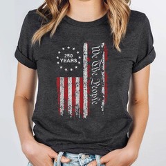 250 Years America Freedom Anniversary Independence Day Patriotic T-Shirt