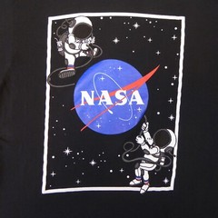 Nasa Eighty Eight Shirt Men’s Large Black Astronauts Space Blue Earth Rocket