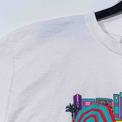 Miami Beach Florida Art Deco T-Shirt PeopleSoft Software Tech XL Y2K Streetwear