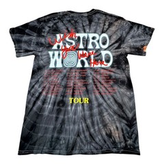 Travis Scott Astroworld Wish You Were Here Tie Dye Tour T Shirt M
