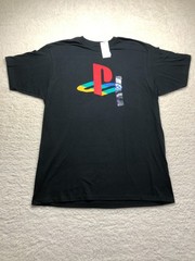 Playstation T-Shirt Black Mens X-Large