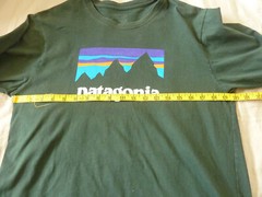 Patagonia Long Sleeve Shirt Dark Green Organic Cotton Regular Fit Adult Sz M