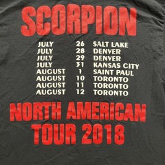 Drake Shirt Mens Medium Black Scorpion Tour 2018 Concert Dates Rap Tee