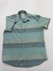 Polo Mens Shirt Light Blue Striped Cotton Button Up Logo XL Regular