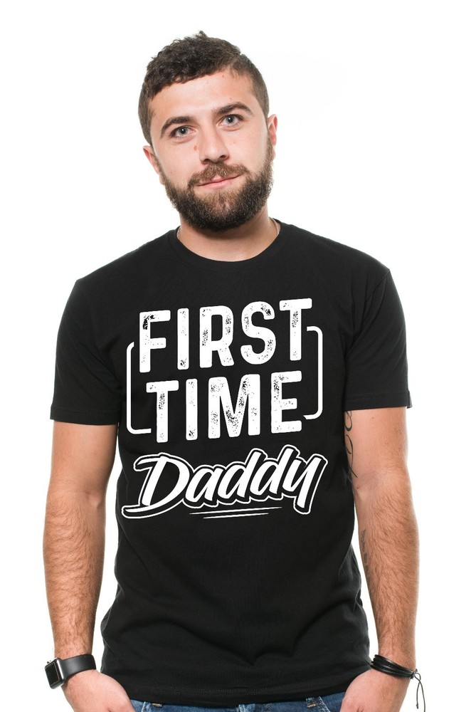 First Time Daddy Funny T-shirt Dad Maternity Tee Shirt Gift For Father Daddy