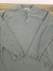 Cabela’s Outdoor Gear Henley Shirt Men’s Large Green Long Sleeve Hiking