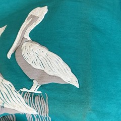 Vtg Dana Point California 90s T Shirt Single Stitch XL Puff Print Distress Beach