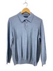 Other Brands Knit Sweater (Thin) S Wool BLU JOHN ASHFORD