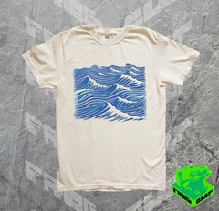 Vintage Ocean Sea Shirt Comfort Colors 90s Screen Print Waves Style Graphic
