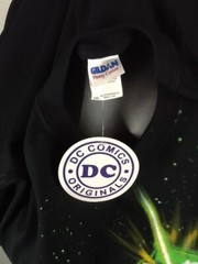 New! DC Comics Originals The Green Lantern (2XL) Big Graphic Print Black Shirt