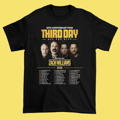 Third Day Band Tour 2026 Black Cotton Shirt All size S-5XL BS1378