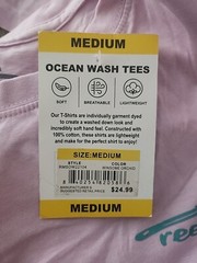 NWT Men’s REEL LIFE Winsome Orchid Tee Medium Purple Pink