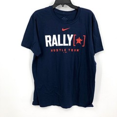 NIKE Mens Houston Astros Rally Home Graphic T-shirt Medium Chattanooga Blue NWT