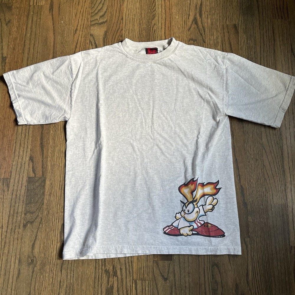 Vintage 90s Y2K B One Soul Street wear Skater JNCO style Shirt Sz L