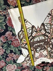 Just Cavalli Art Asymmetrical Tiger Skull Snake T-Shirt Size S