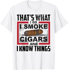 Smoke Cigars Smoker Shirt – Ideal Clever Class Men Gift Unisex T-Shirt